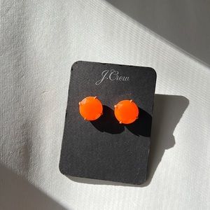 JCrew Orange Stud Earrings